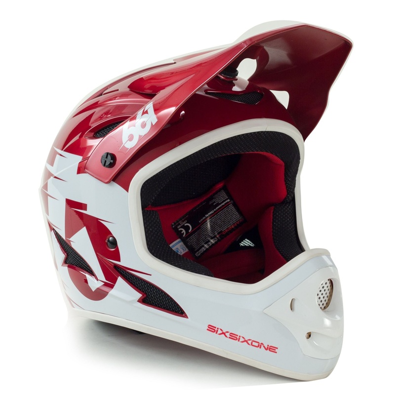 661 Comp Full Face Helmet – Red Red Medium
