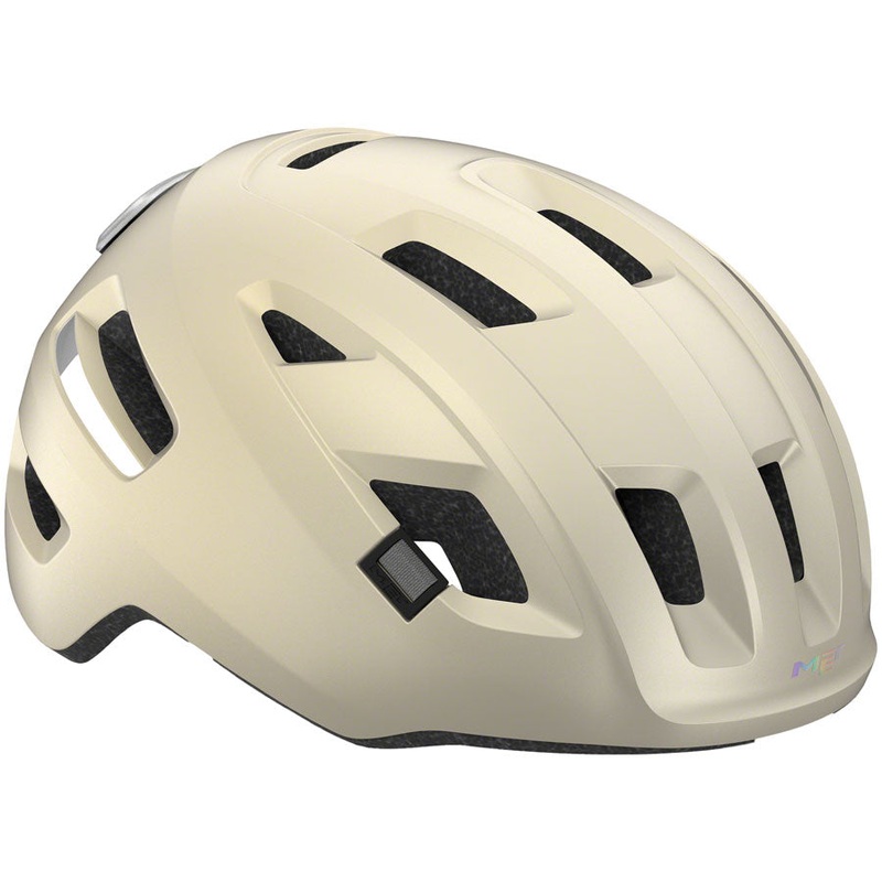 Bike Helmet MET E-Mob Mips – Vanilla Ice Matte, Medium
