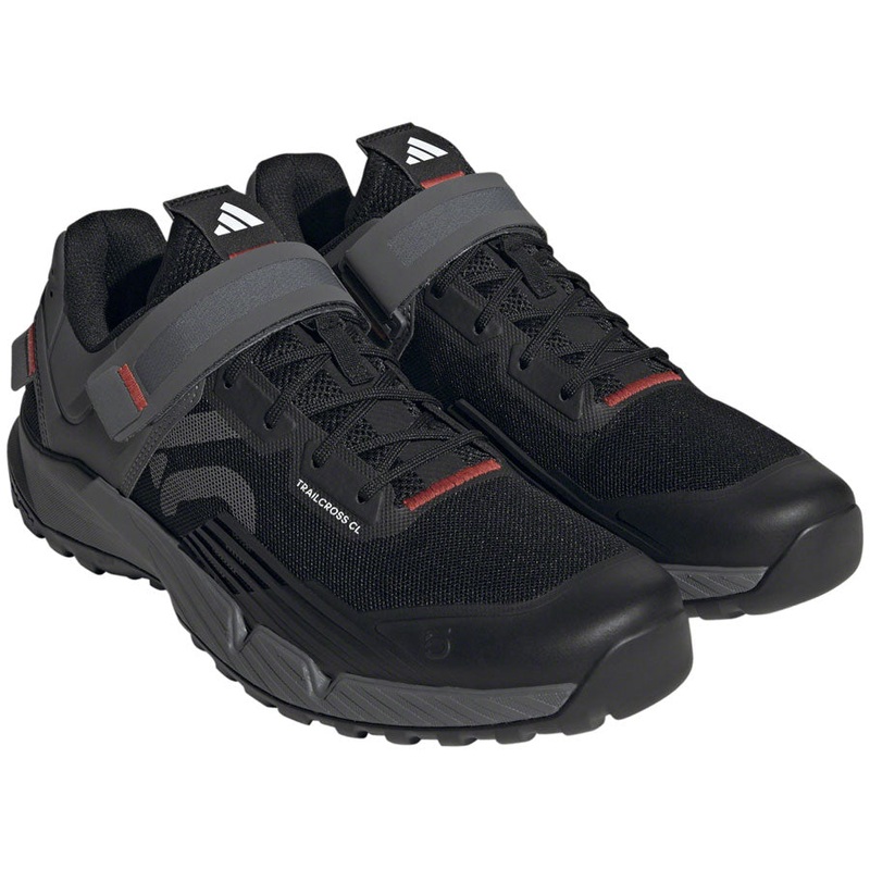 Five Ten Trailcross Mountain Clipless Shoes – Men’s, Core Black/Gray Three/Red, 11