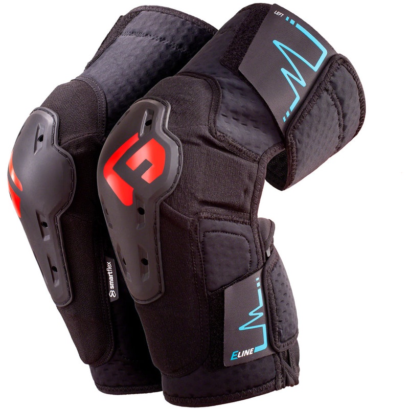 G-Form E-Line Knee Pads  Lightweight, Impact-Absorbing, Impact-Resistant Knee Protection with SmartFlex & Armortex for E-Bike, Enduro & Downhill Riding S