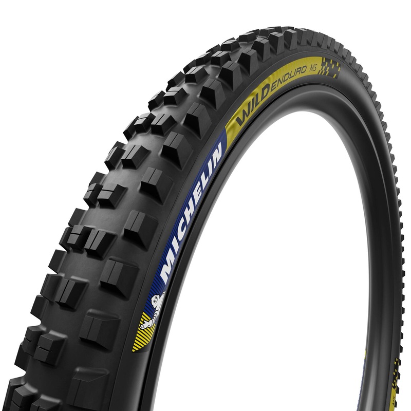 Michelin Wild Enduro MS Racing 27.5×2.40″ Tubeless E-Bike Enduro Tire with Magi-X Compound, Gravity Shield Casing, Puncture Protection, Soft Terrain Grip Black