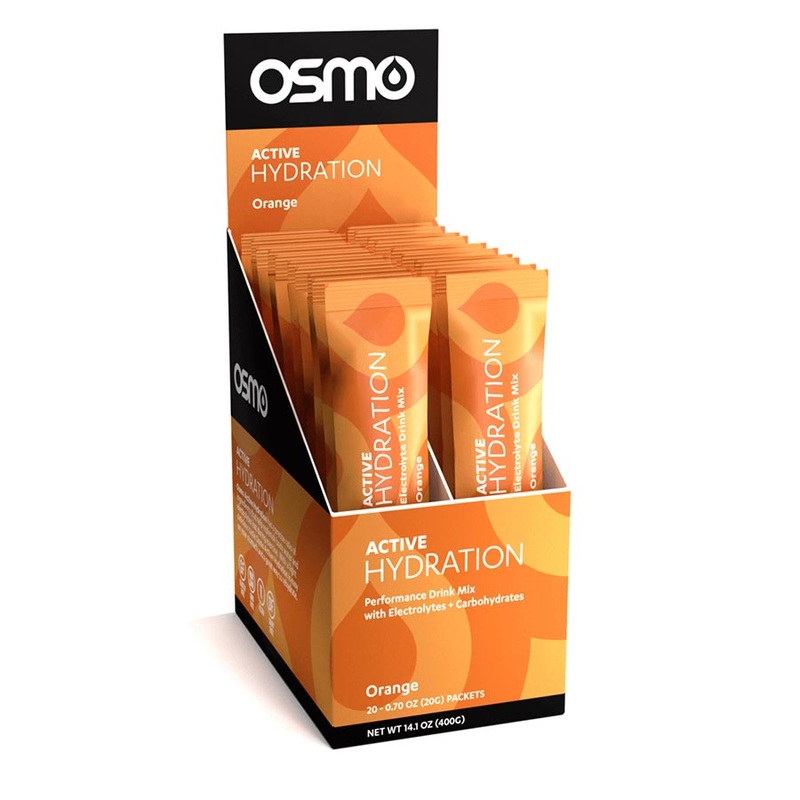 Osmo Nutrition Active Hydration Drink Mixes  Electrolyte Replenishment, Vegan, Gluten-Free, Non-GMO, Fast Rehydration for Exercise with Natural Flavors Orange