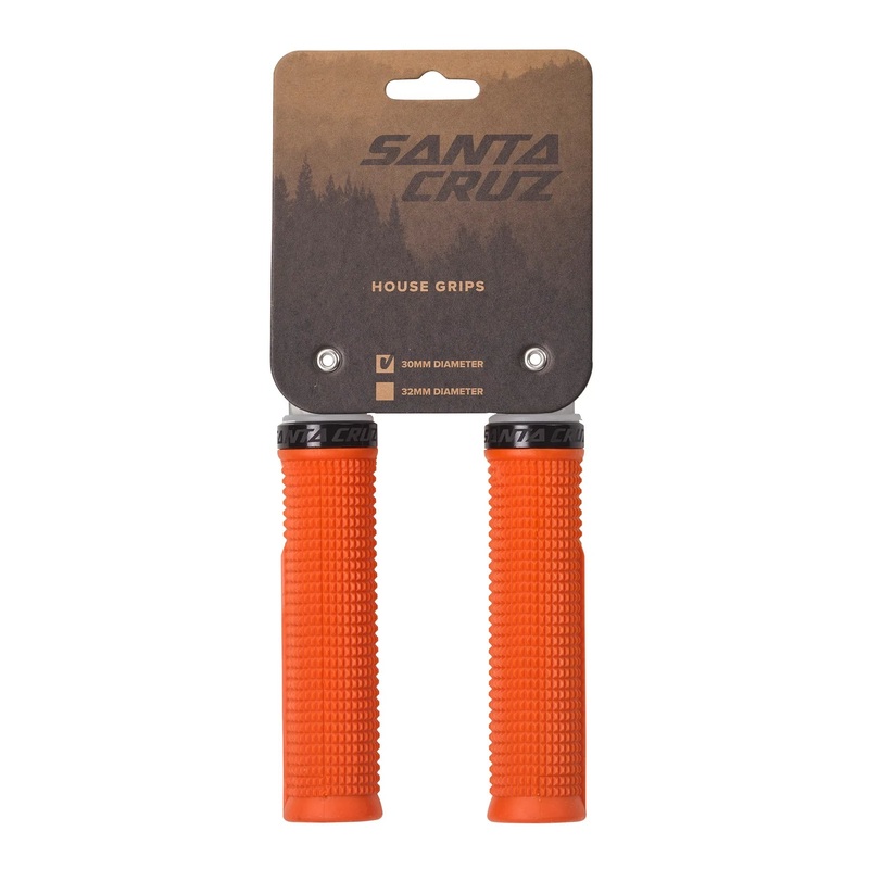 Santa Cruz House Grips – 30mm – Orange Orange