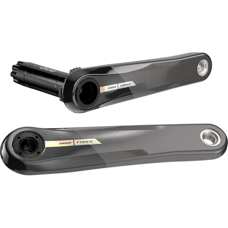 SRAM Force D2 DUB 12 Spd Road Crank Arms – Unicorn Gray-Laser Foil Unicorn Gray – Laser Foil 165mm BB/Chainrings Not Included