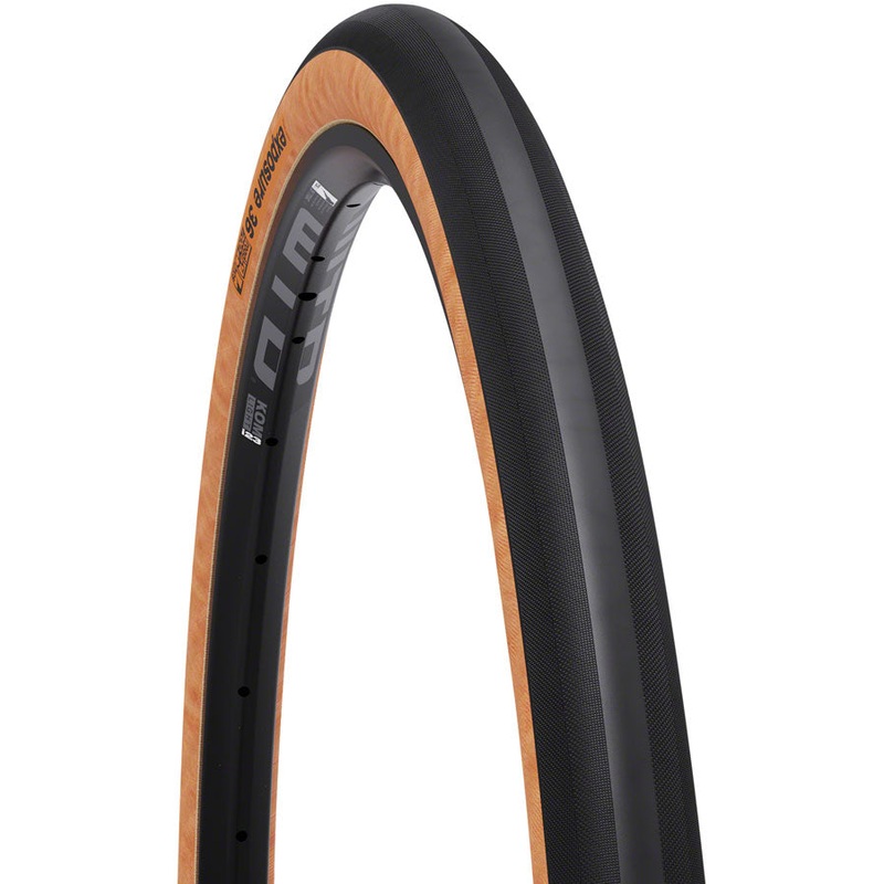 WTB Exposure Tire – 700 x 38, TCS Tubeless, Folding, Black/Tan, Light/Fast Rolling, Dual DNA, SG