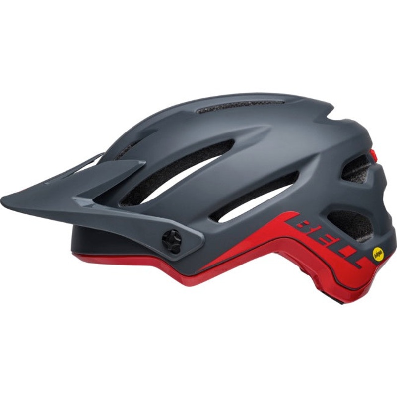 Bell 4Forty MIPS MTB Helmet – Matt Gloss Gray-Red Matt Gloss Gray – Red Small