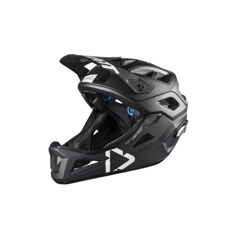 Leatt DBX 3.0 Enduro Full Face Helmet – Black-White Black – White Small