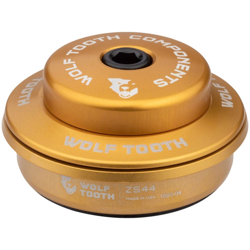 Wolf Tooth Premium Headset -ZS44/28.6 Upper 6mm  Gold
