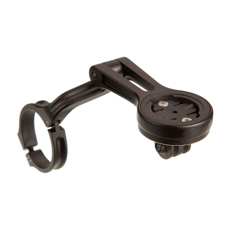 Zipp QuickView MultiMount Bike Computer Mounts  Clamp 31.8mm & 35mm, Black, Lightweight Aluminum, Twist Lock, Includes Light/Camera Mount, Precision Cycling Accessory Clamp 35mm