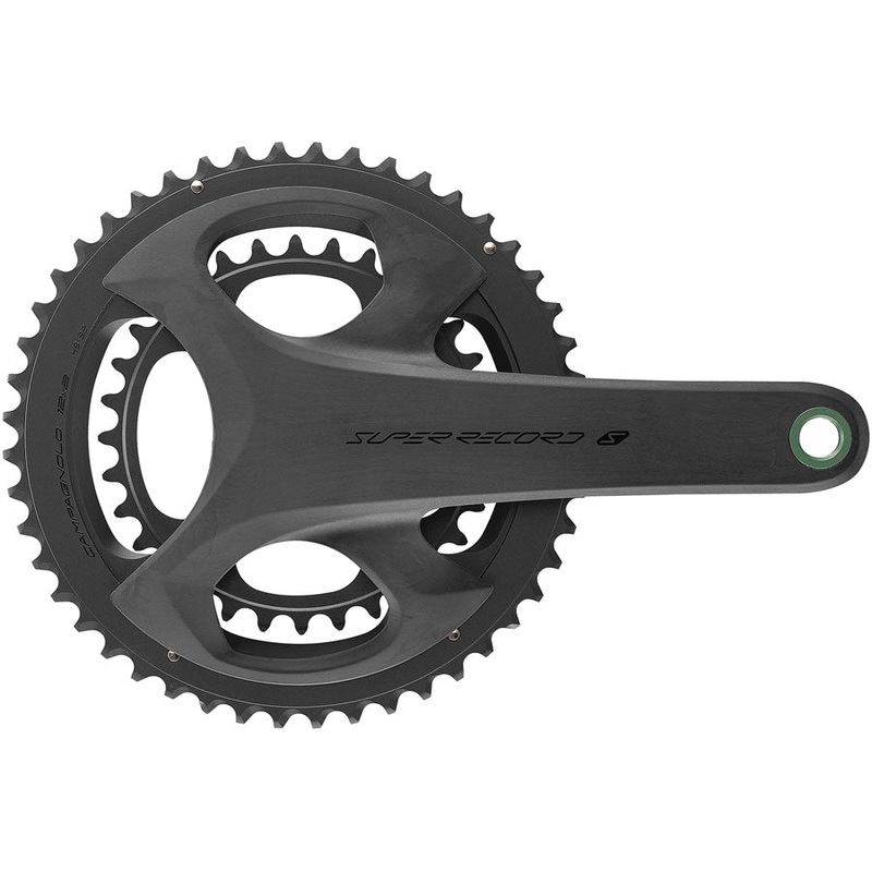 Campagnolo Super Record S Wireless Crankset – 175mm 12-Speed 50/34t Campy 121/88 Asym BCD Ultra Torque Spindle Carbon