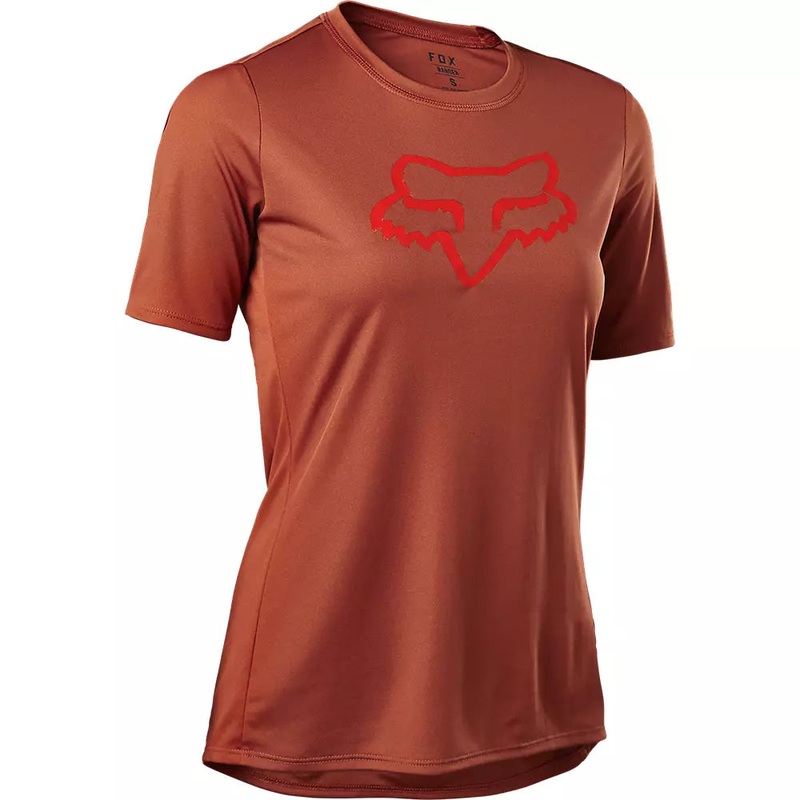 Fox Racing Ranger Foxhead Short Sleeve MTB Jersey – Womens – Red Clay Red Clay X-Small
