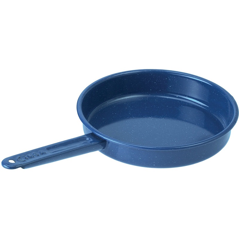 GSI Enamelware Blue 9.65″ Fry Pan: Classic Tableware Set for Stylish Cooking
