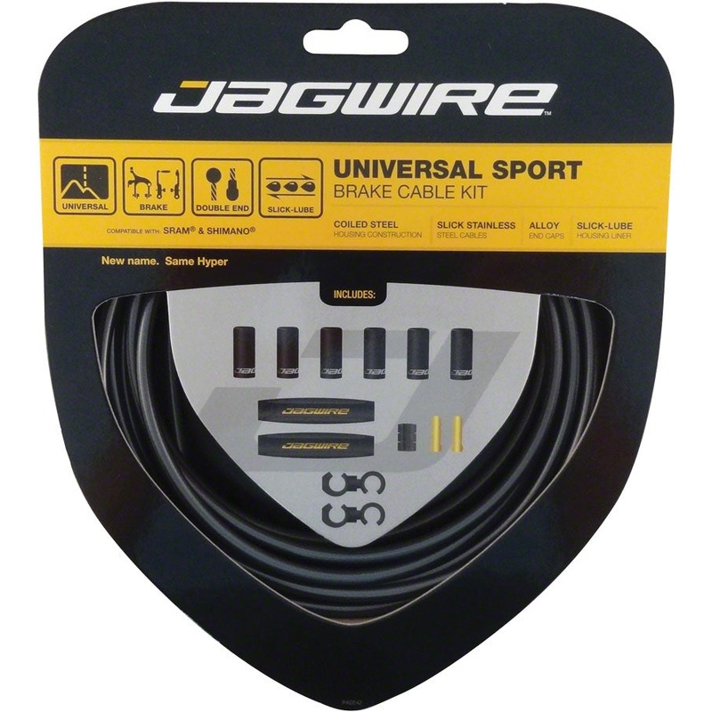 Jagwire Universal Sport Brake Cable Kit – Ice Gray Ice Gray
