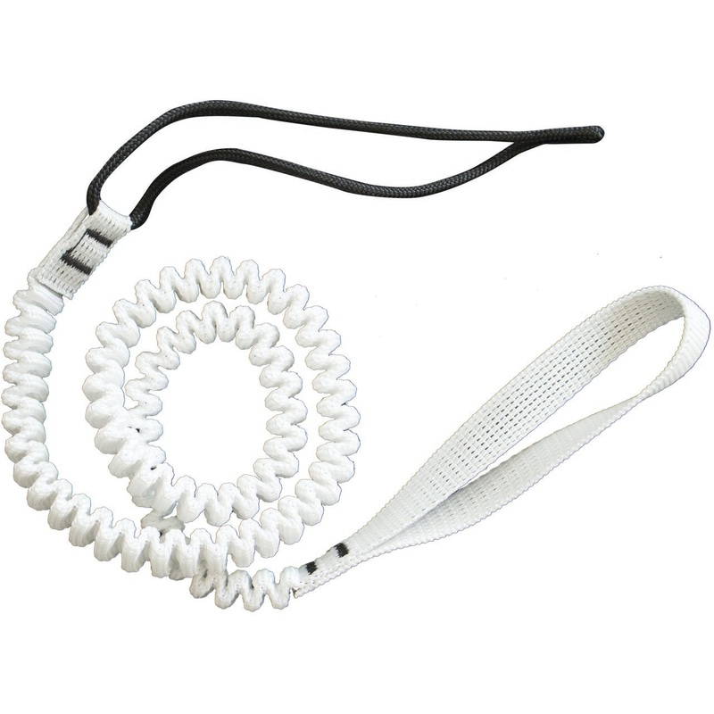 Premium Stubai Ice Axe Leashes  Secure, Durable, Elastic Tool Attachments for Outdoor Mountaineering & Ice Climbing WHITE