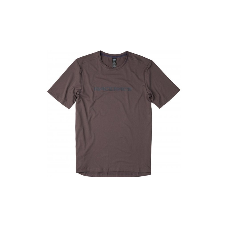 Race Face Commit Short Sleeve Tech Top – Charcoal – 2022 Charcoal Small
