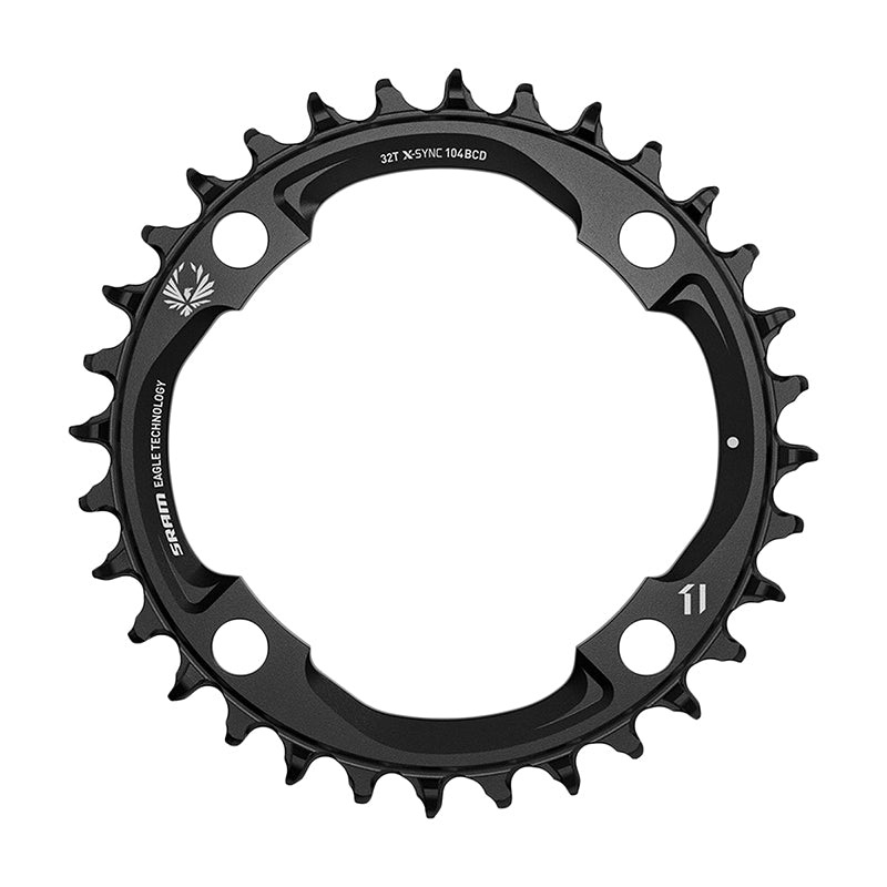 SRAM X-Sync 2 Eagle Chainring – 32 Tooth 104mm BCD 12-Speed Black