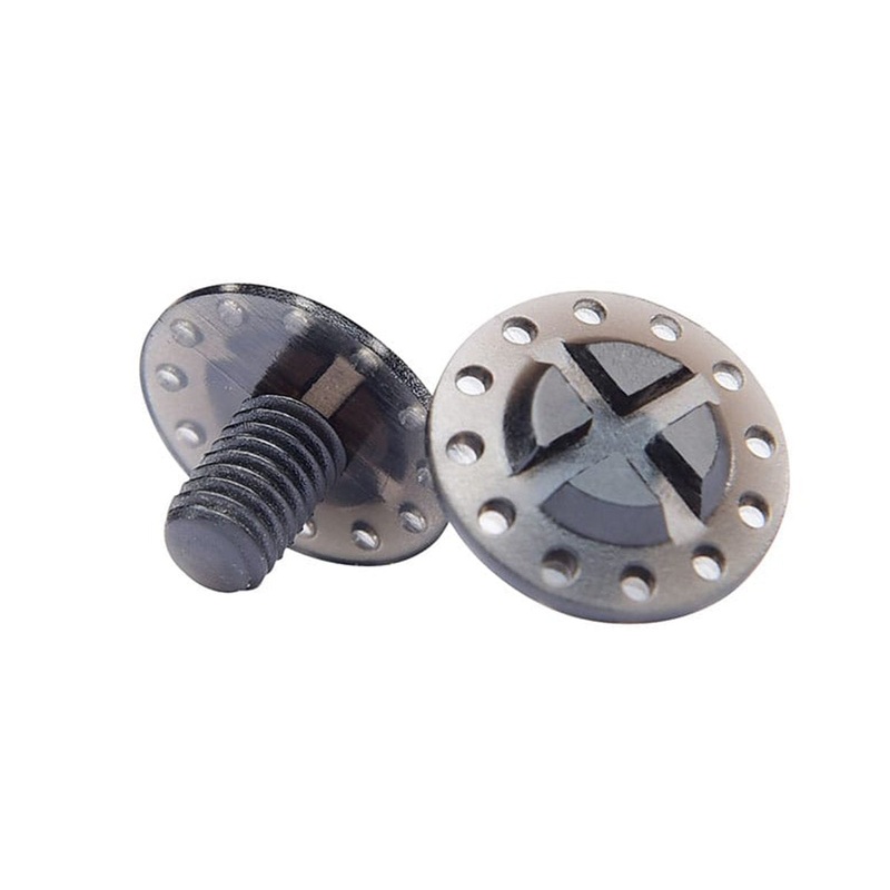 Troy Lee Designs SE4/D3 Replacement Visor Screw – Black Black 4 Pack