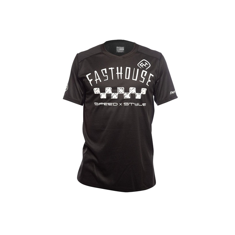 Fasthouse Alloy Nelson Short Sleeve MTB Jersey – Black Black Small