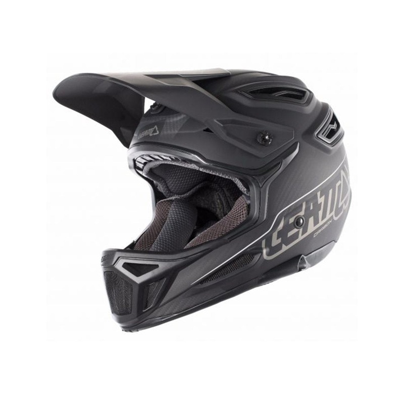Leatt DBX 6.0 Carbon V23 Full Face Helmet – Carbon-Black Carbon – Black X-Small