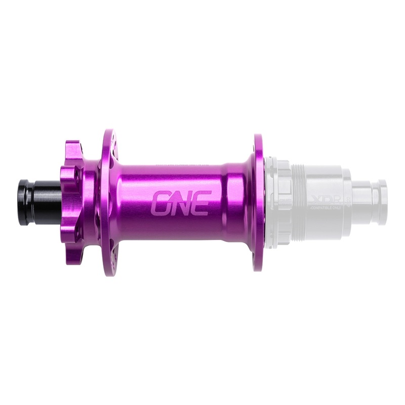 OneUp Components Rear Hub – 12x148mm – 6-Bolt – 28h – Purple (No Freehub)
