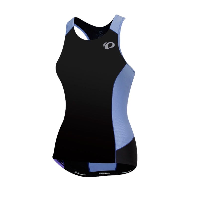 Pearl Izumi Elite Pursuit Tri Tank – Womens – Black-Lavender Black – Lavender Large