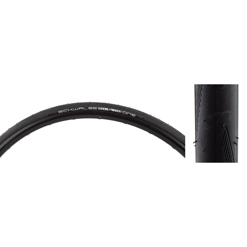 Schwalbe One Tire – 700 x 25 Tubeless Folding BLK Performance Line RaceGuard Addix E-25