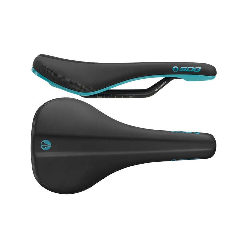 SDG Bel Air V3 Lux Alloy Rail Saddle – Turquoise Turquoise