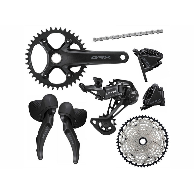 Shimano GRX RX610 12 Spd Groupset – 10-51t Black 165mm – 38t – No BB