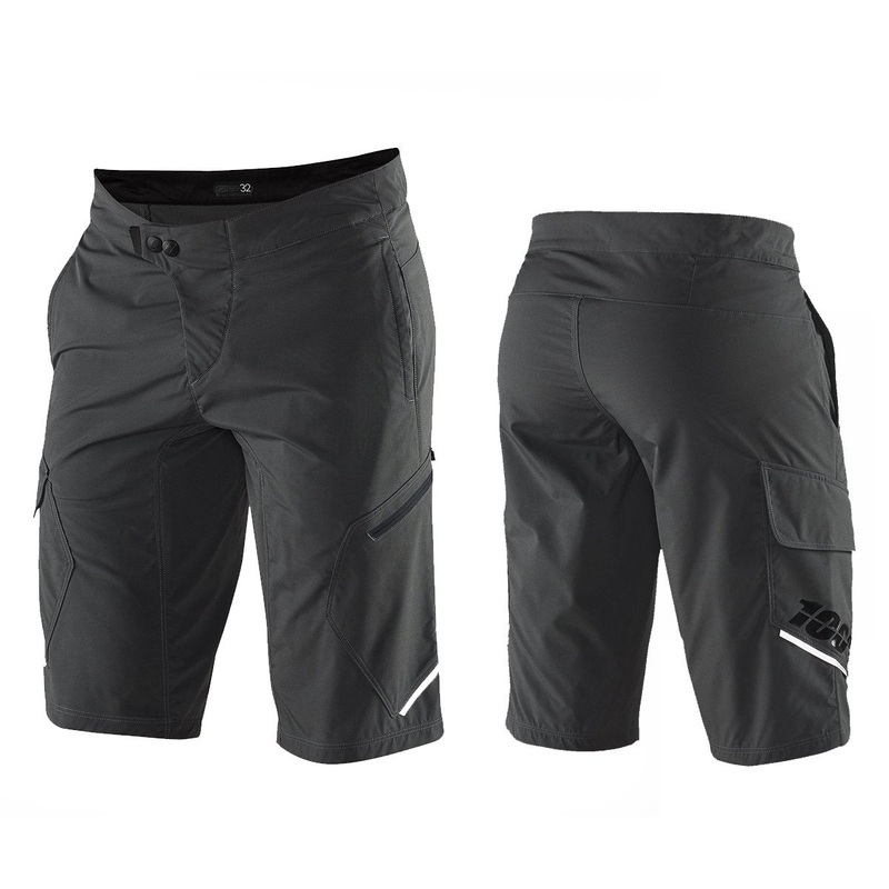 100% Ridecamp All Mountain Short – Charcoal Charcoal 28″