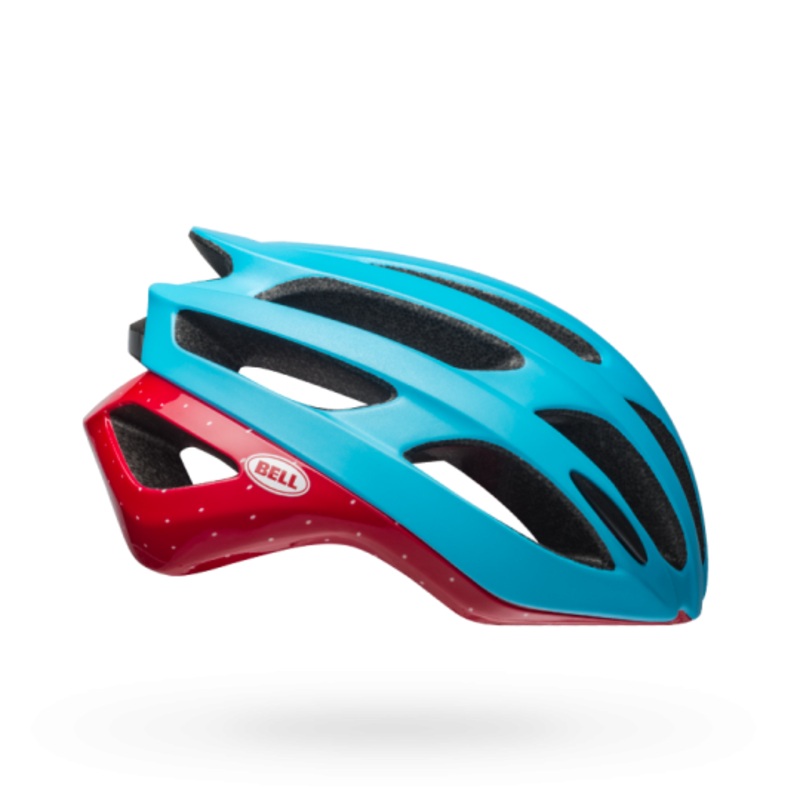 Bell Falcon MIPS Road Helmet – Virago Matt Gloss White-Blue-Raspberry – 2019 Virago Matt Gloss White – Blue – Raspberry Medium