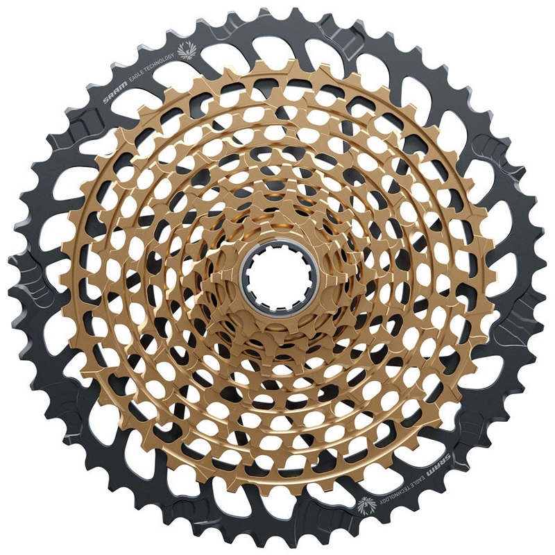 SRAM XX1 Eagle XG-1299 Cassette – 12-Speed, 10-52t, Gold, For XD Driver Body