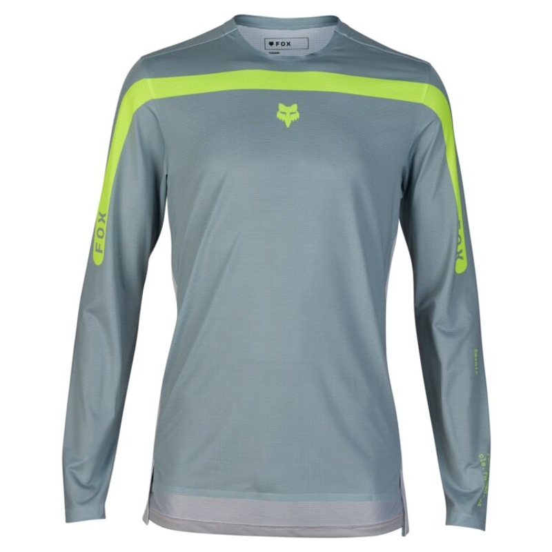 Fox Racing Flexair Long Sleeve MTB Race Jersey – Aviation – Gunmetal Gunmetal Small