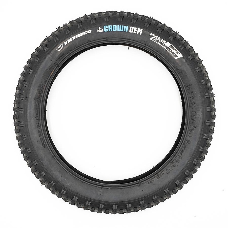 Kids Ride Shotgun Dirt Hero Hybrid Tire 14×2.25 Wire Tubeless Ready MPC 27TPI Black