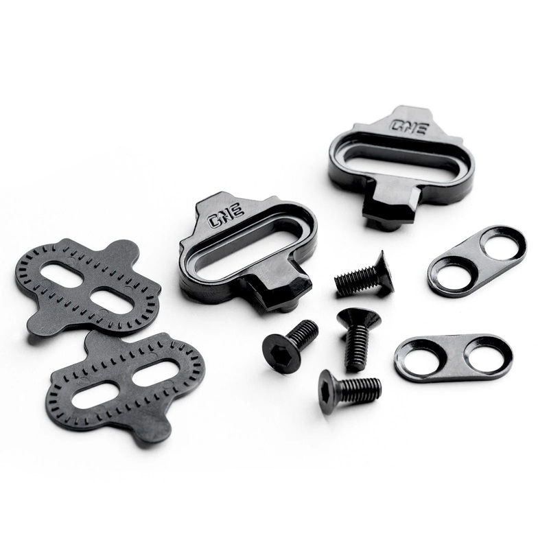 OneUp SPD Cleats and Spacers – Black Black Pair