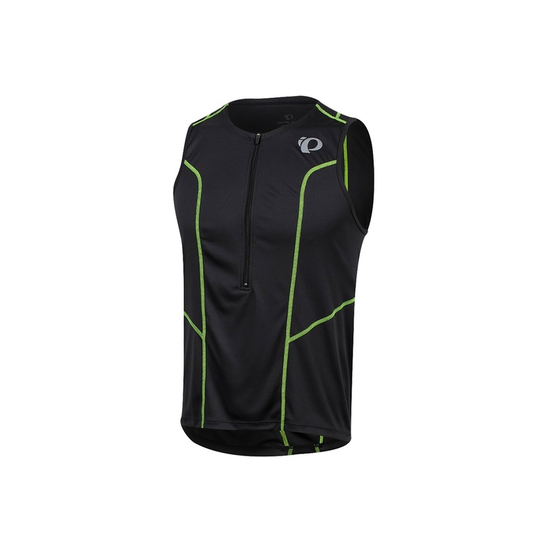 Pearl Izumi Select Pursuit Tri Sleeveless Jersey – Black-Screaming Yellow Black – Screaming Yellow Small