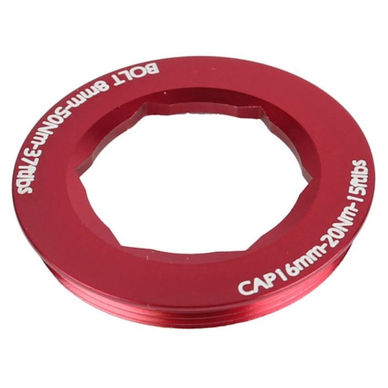 Race Face Cinch XC/AM Puller Cap and Washer Set – Red Red