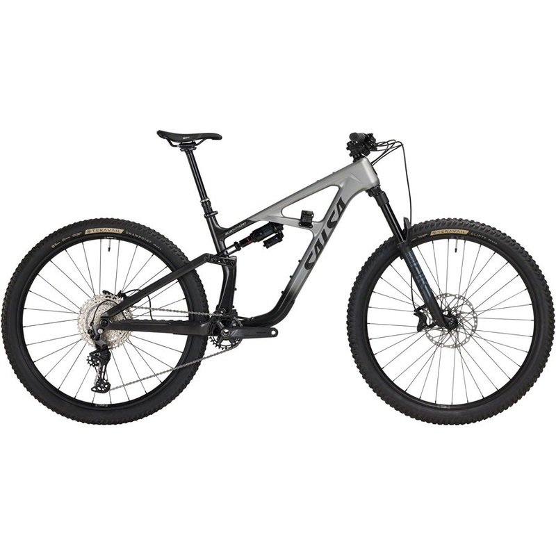 Salsa Blackthorn 125 C Deore 12 Bike – 29″, Carbon, Coffee Black /Smoke, X-Large