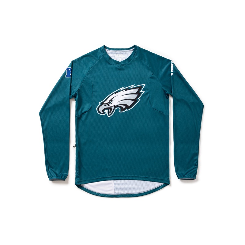 State Bicycle Co. | NFL Collection  Long-Sleeve MTB Jersey  Philadelphia Eagles Small