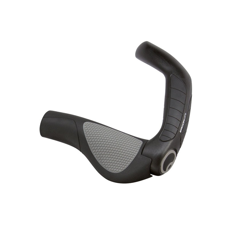 Ergon GP5 Grips – Regular – Black-Gray Black – Gray Small