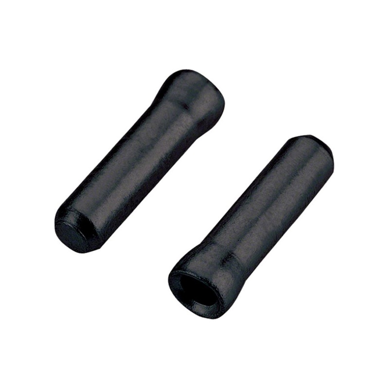Jagwire 1.2mm Cable End Crimps – Black Black 10 Pieces