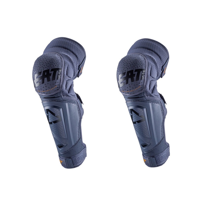 Leatt 3DF Hybrid EXT Knee & Shin Guard – Flint Flint Small/Medium