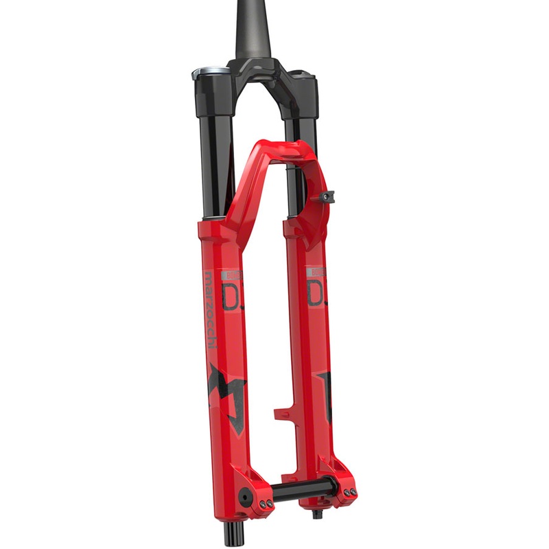 Marzocchi Bomber DJ Suspension Fork – 26″ 100 mm 20 x 110 mm 37 mm Offset Gloss Red Grip Sweep-Adj