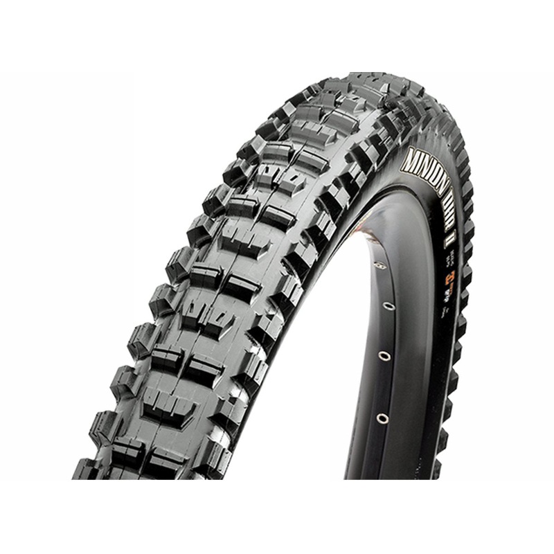 Maxxis Minion DHR II 26″ Folding MTB Tire – WT Wide Trail Black 2.4″ (3C)MaxxTerra – (TR)Tubeless Ready – (EXO)EXO Sidewall – 60TPI