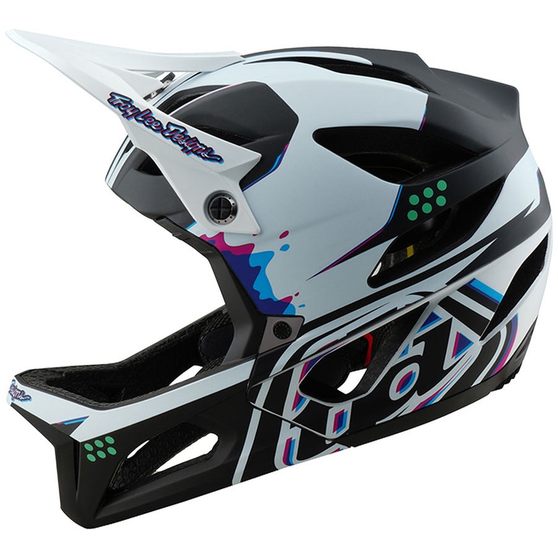 Mountain Bike Helmet Troy Lee Designs Stage  Trooper White, Medium/Large