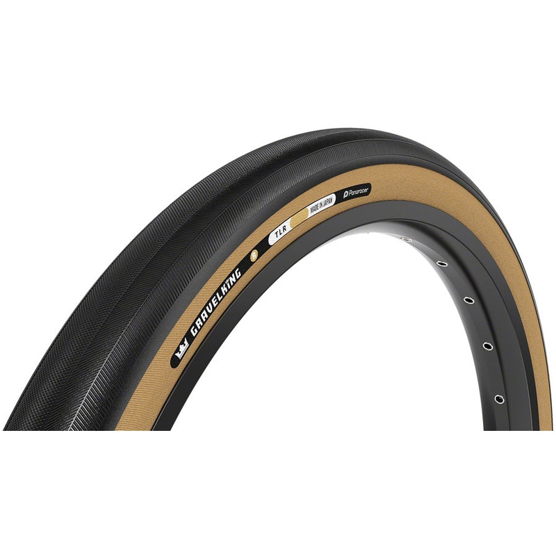 Panaracer GravelKing Slick R Tire – 700 x 30, Tubeless, Folding, Black/Amber RF730-GK-R-SX2