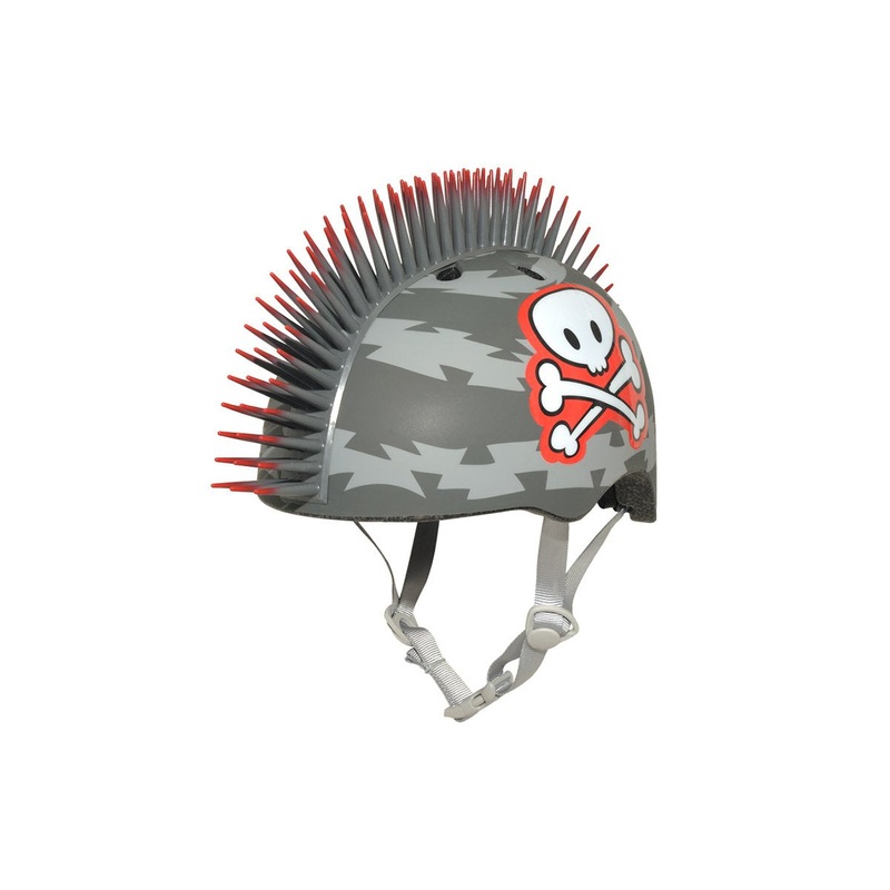 C.Preme Krash Helmet w/Fit System – Child 5 Plus – Pirate Skull Mohawk Pirate Skull Mohawk One Size