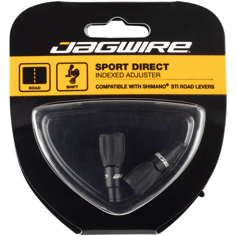 Jagwire Sport 4mm Direct Rocket II Cable Tension Adjusters Pair, Black