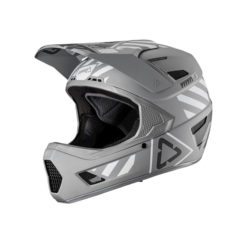 Leatt DBX 3.0 DH V19.1 Full Face Helmet – Steel Steel Medium