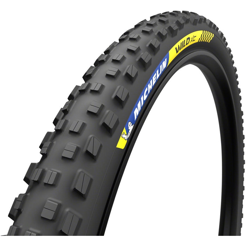 Michelin Wild XC Race Tire – 29 x 2.35 Tubeless Folding BLK Racing Line GUM-X Cross Shield E-Bike