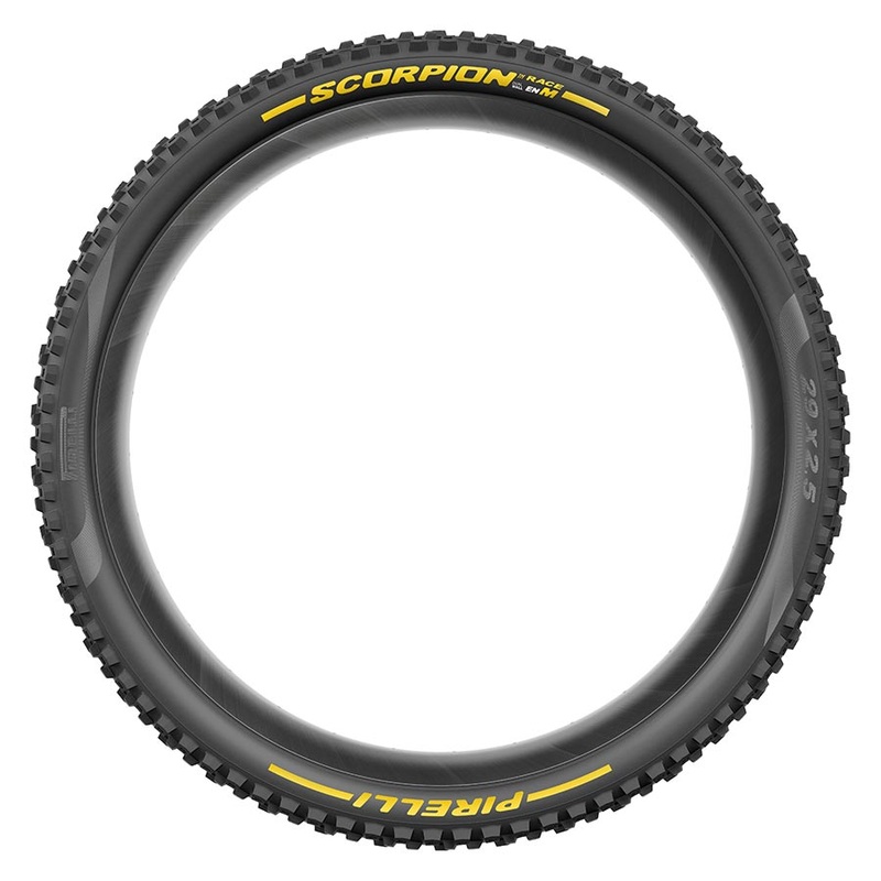 Pirelli Scorpion Race Enduro M Tire – 29 x 2.5 Tubeless Folding YLW Label Team Edition DualWALL SmartEVO DH